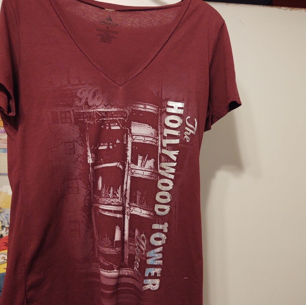 Disney Tower of Terror Women's Short-sleeve Tee Sz XL EUC